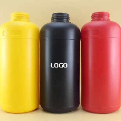1000ml HDPE πλαστικά χημικά μπουκάλια μελανιού πλαστικών εμπορευματοκιβωτίων κενά με την πλαστική κεφαλή κοχλίου