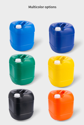 Τετράγωνο πλαστικό δοχείο HDPE 25L ​​Πλαστικά τύμπανα HDPE για τη χημική βιομηχανία