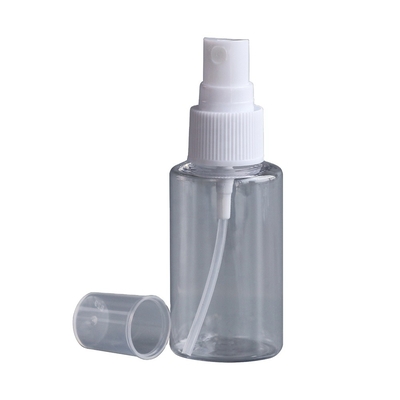 Ανακυκλώσιμο 40ml μπουκάλι 73*34mm ψεκασμού της PET οινοπνεύματος διαφανές