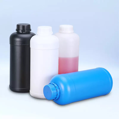 1000ml HDPE μελανιού χρωστικών ουσιών υγρό πλαστικών εμπορευματοκιβωτίων που συσκευάζει το χημικό HDPE πλαστικό μπουκάλι