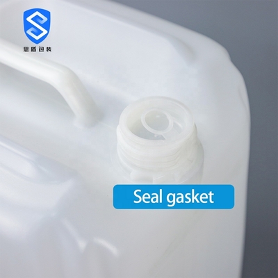 Caliber 47mm άσπρη τετραγωνική HDPE πλαστική δεξαμενή 20 Ltr 450g νερού