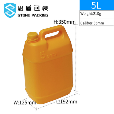 Leakproof αλκάλιο μπουκαλιών 5l υγρό κενό καθαριστικό ανθεκτικό