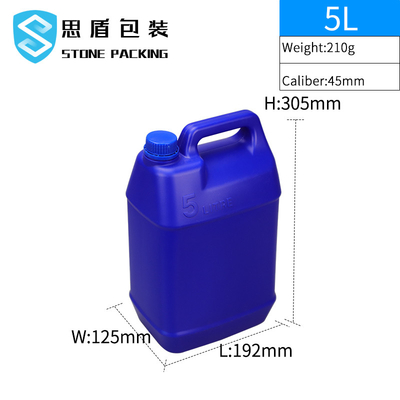 Leakproof πλαστικό τύμπανο βιδών τοπ 5L 2,5 γαλόνια 1 γαλόνι 0,5 γαλόνια