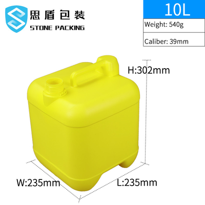 HDPE 10ltr 302mm εμπορευματοκιβώτιο νερού με τη βρύση 360*300*410mm