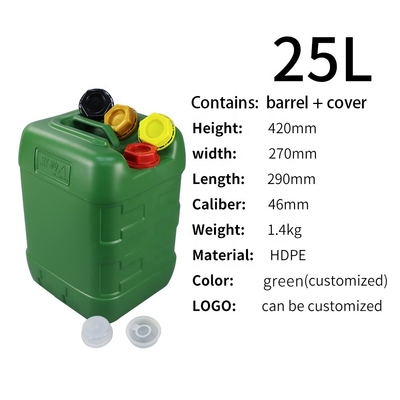 Πλαστικό HDPE 25L/Kg τακτοποιεί τον κάδο 290*270*420mm 5 γαλονιού