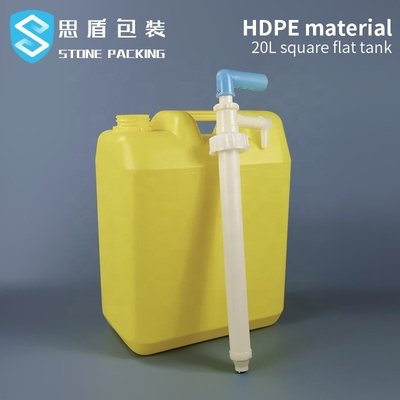 HDPE ο πλαστικός Jerry 41mm 20l μπορεί με τα εμφανή καπάκια πλαστογραφήσεων