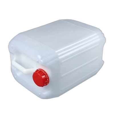 Χημικό άσπρο διαφανές 41mm Hdpe Jerry αποθήκευσης μπορεί 20 λίτρο