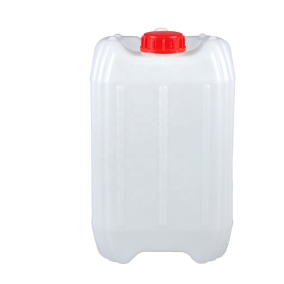 Χημικό άσπρο διαφανές 41mm Hdpe Jerry αποθήκευσης μπορεί 20 λίτρο