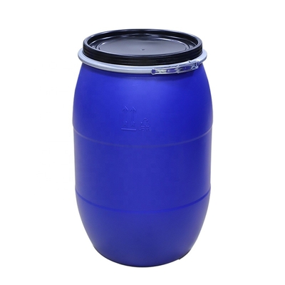 HDPE εμπορευματοκιβωτίων 160L 160KG πλαστικό χημικό πλαστικό τύμπανο με το δαχτυλίδι στεφανών σιδήρου
