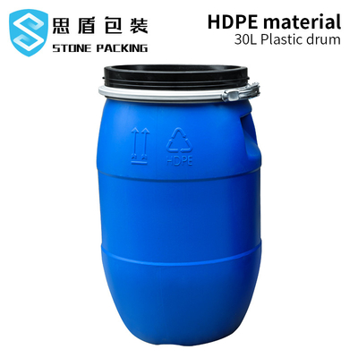HDPE κυλίνδρων πλαστικό εμπορευματοκιβώτιο 30l 160l με τη στεφάνη σιδήρου