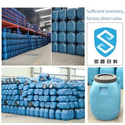 HDPE 100% 60L μπλε HDPE τύμπανο πλαστικών εμπορευματοκιβωτίων με το καπάκι