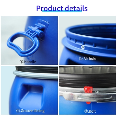 320mm 50 Ltr εμπορευματοκιβώτιο 385mm*580mm πολυαιθυλενίου υψηλής πυκνότητας