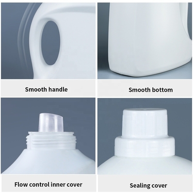 HDPE κεφαλής κοχλίου 60mm κενά καθαριστικά μπουκάλια 2kg 5kg πλυντηρίων
