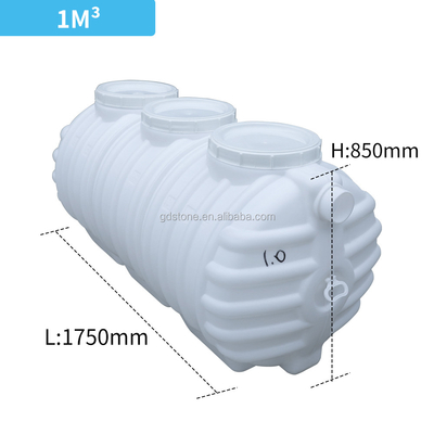 σηπτικό HDPE αποθήκευσης 850*1750mm rv πλαστικές δεξαμενές 1800mm 1850mm 1950mm νερού