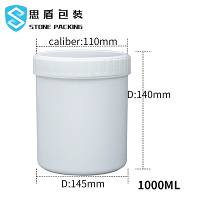 Dia 112*140mm HDPE 100ml πλαστικό μπουκάλι με την κεφαλή κοχλίου