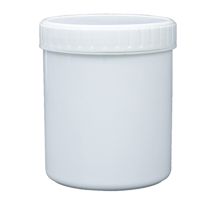 Άσπρο μαύρο πλαστικό βάζο 12*140mm 1L με το ODM cOem καπακιών βιδών
