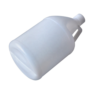 Διαφανές HDPE 3.8L γύρω από τα χημικά εμπορευματοκιβώτια 1 γαλονιού με τη λαβή